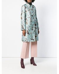 RED Valentino Blue Mantel mit Print