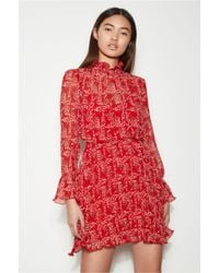 The Fifth Label - Red Apricity Long Sleeve Dress - Lyst