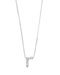 KC Designs | Metallic Diamond Initial Necklace | Lyst