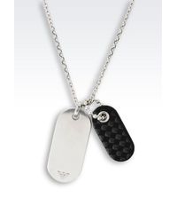 Emporio Armani | Metallic Necklace for Men | Lyst