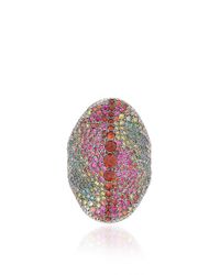 Venyx | Multicolor Rainbow Red Chameleo Ring | Lyst