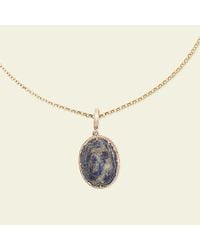 Erica Weiner - Gray Mid-victorian Lapis Lazuli Scarab Pendant - Lyst