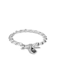 John Hardy | Charm Bracelet With Black Chalcedony | Lyst