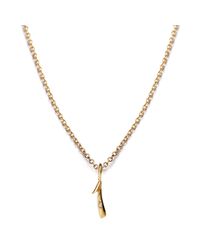 Lulu Frost - Metallic Code Number 18kt #1 Necklace - Lyst