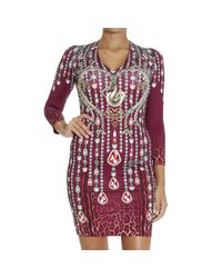 Just Cavalli | Purple Dress | Lyst