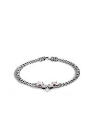 John Hardy | Metallic Legends Naga Double Dragon Head Bracelet | Lyst