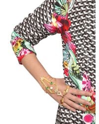 Manish Arora | Metallic Bruna Gold Plated Hand Bracelet | Lyst