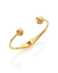kate spade new york | Metallic Dainty Sparklers Knot Cuff Bracelet | Lyst