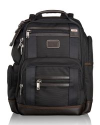 Tumi | Brown Alpha Bravo Hickory Kingsville Deluxe Brief Pack for Men | Lyst