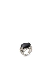 Rebecca Minkoff | Metallic Feather Stone Ring | Lyst