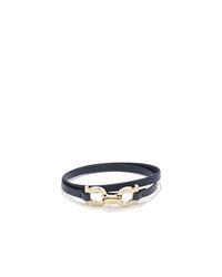 Ferragamo - Blue Gancino Double Wrap Bracelet - Lyst