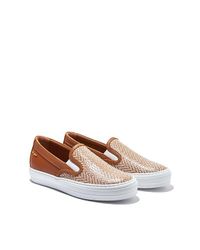 Ferragamo - Brown Interwoven Slip-on - Lyst