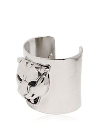 Roberto Cavalli | Metallic Panther Cuff Bracelet | Lyst
