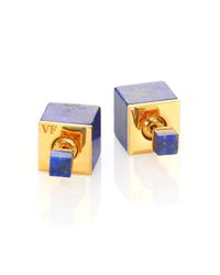 Vita Fede | Blue Double Cubo Lapis Two-sided Earrings | Lyst