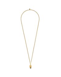 Ela Stone | Metallic 'arie' Lion Head Amulet Necklace | Lyst