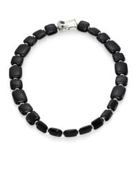 John Hardy | Black Obsidian Black Sapphire Sterling Silver Necklace | Lyst