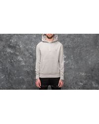 Maison Kitsuné Gray Tricolor Fox Patch Hoodie Grey Melange for men