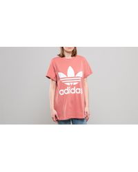 Adidas Originals Adidas Big Trefoil Tee Ash Pink