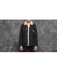 Carhartt WIP Fairmount Coat Black Rigid for men