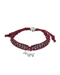 Sho London - Multicolor Bear Friendship Silk Bracelet - Lyst