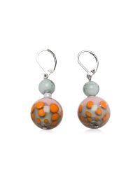 Antica Murrina - Papaya 1 Orange And Multicolor Murano Glass Earrings - Lyst