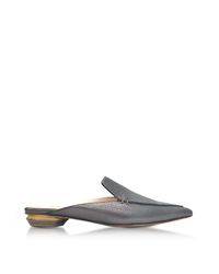Nicholas Kirkwood - Beya Pewter Metallic Tumbled Leather Loafer - Lyst