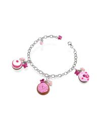 Dolci Gioie | Pink Sterling Silver Detachable Charm Bracelet | Lyst