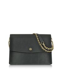 Tory Burch - Black Parker Large Leather Convertible Shoulder Bag - Lyst