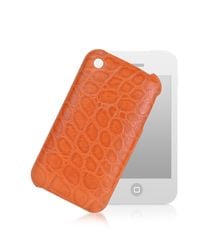 Giorgio Fedon - Orange Croco-stamped Leather Iphone 3 Case - Lyst