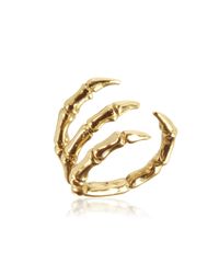 Bernard Delettrez - Metallic Golden Brid Claw Bronze Ring - Lyst
