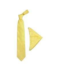 FORZIERI | Yellow Mini Blue Polkadot Printed Silk Tie & Pocket Square for Men | Lyst