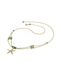 FORZIERI | Green Starfish Pendant Emerald & 18k Yellow Gold Necklace | Lyst