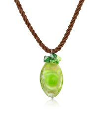 House of Murano - Green Vortice - Lime Murano Glass Swirling Drop Necklace - Lyst