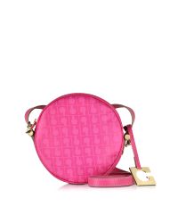 Gherardini - Pink Lupita Small Round Crossbody Bag - Lyst