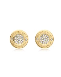 Michael Kors | Metallic Heritage Pave Stud Earrings | Lyst