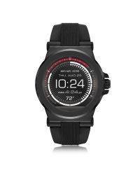 Michael Kors - Access Dylan Black Silicone Smartwatch for Men - Lyst