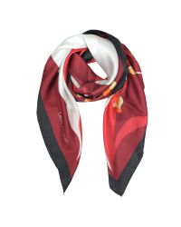 Laura Biagiotti - Multicolor Floral Print Silk Square Scarf - Lyst