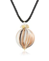 House of Murano - White Old Venice Round Pendant With Lace - Lyst