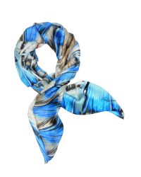 Roberto Cavalli | Blue Phuket Print Stola Scarf | Lyst