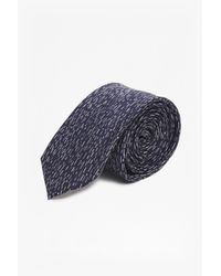 French Connection | Blue Remi Rain Dash Silk Tie for Men | Lyst