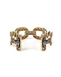 Vivienne Westwood - Metallic Electra Bangle Gold/white - Lyst