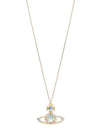 Vivienne Westwood - Metallic Astrid Pendant Yellow Gold/aurore Boreale - Lyst
