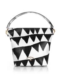Vivienne Westwood - Bristol 7347 Shoulder Bag Black/white Triangle - Lyst