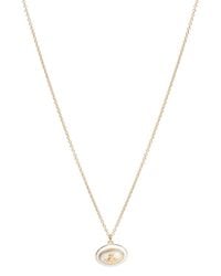 Vivienne Westwood | Metallic Dalia Pendant Gold/white Mother Of Pearl | Lyst