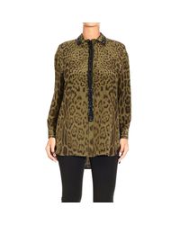 Roberto Cavalli | Green Women's Shirt | Lyst
