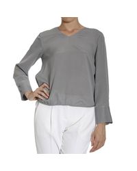 Giorgio Armani | Gray Women's Shirt | Lyst