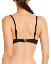 Gottex Black Lattice Bikini Top