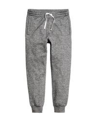 h&m sweatpants grey