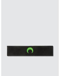 MARINE SERRE Black Knitwear Moon Headband