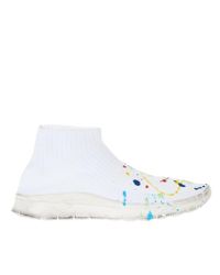 Maison Margiela - White Paint Splatter Sneaker - Lyst